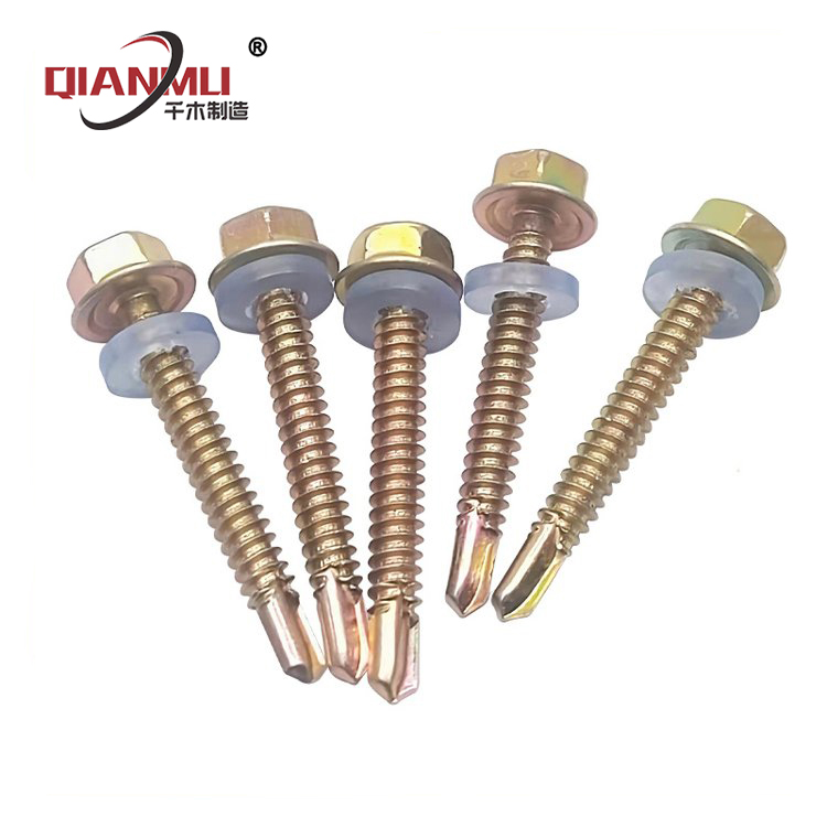 彩鋅國標緊固件外六角防滑自攻螺絲廠家鉆尾燕尾絲自攻螺絲釘批發(fā)